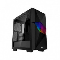 DEEPCOOL Torre ATX Cyclops Black .crist Temp/vent 1X120MM Argb Fro