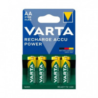 VARTA Paquetes de Pilas VAR55069 HR6 Aa Recargables 2100MAH Blister *4