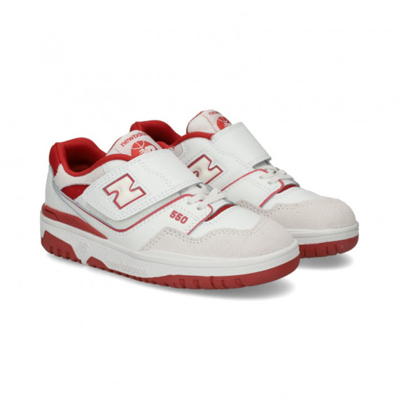 Deportivo Velcro Rojo/blanco  NEW BALANCE