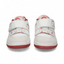 Deportivo Velcro Rojo/blanco  NEW BALANCE