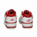 Deportivo Velcro Rojo/blanco  NEW BALANCE