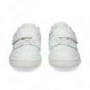 Deportivo Cordon Velcro Piel Blanco  NEW BALANCE