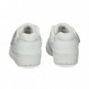 Deportivo Cordon Velcro Piel Blanco  NEW BALANCE