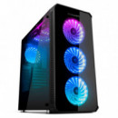 NOX Hummer Tgx Rgb ATX Cristal Templado Negra