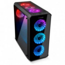 NOX Hummer Tgx Rgb ATX Cristal Templado Negra