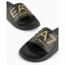 Chanclas Black/gold AF15118  EA7 EMPORIO ARMANI 7