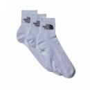 Calcetines 1/4 THE NORTH FACE con Amortiguación Multi Sport White