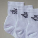 Calcetines 1/4 THE NORTH FACE con Amortiguación Multi Sport White