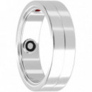 MAXCOM Anillo Inteligente MR100 Talla 11/65/ 20.7 Mm Plata Notificaciones / Frecuencia Cardiaca