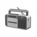 SAMI Reproductor Radio Cassette con Radio y  Grabadora con USB Grabador RS-12207,AM/FM,JACK 3.5MM