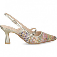 sin Talon 2 Hebillas Platino  LODI