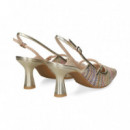 sin Talon 2 Hebillas Platino  LODI