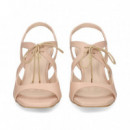 Sandalia Acordonada Piel Rosa  LODI