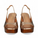 Sandalia Plataforma Bronce  LODI