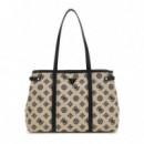 Shopper Beyza con Logotipo 4G Peony de GUESS