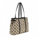 Shopper Beyza con Logotipo 4G Peony de GUESS