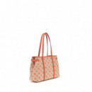Shopper Beyza con Logotipo 4G Peony de GUESS
