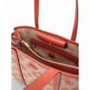 Shopper Beyza con Logotipo 4G Peony de GUESS