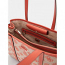 Shopper Beyza con Logotipo 4G Peony de GUESS