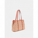 Shopper Beyza con Logotipo 4G Peony de GUESS
