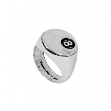 Anillo TWOJEYS 8 Ball Silver