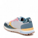 XTI Zapatillas Azules 144062-JEANS