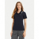 Amaryllis Regular Polo Daring Ocean  GUESS