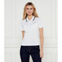 Amaryllis Regular Polo Pure White  GUESS