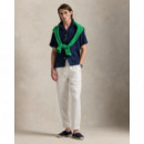 Camisas Camisa de Lino POLO RALPH LAUREN Classic Fit Azul Marino Newport