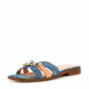 GUESS Sandalias Azul FLJRL3 DEN19-BLUE