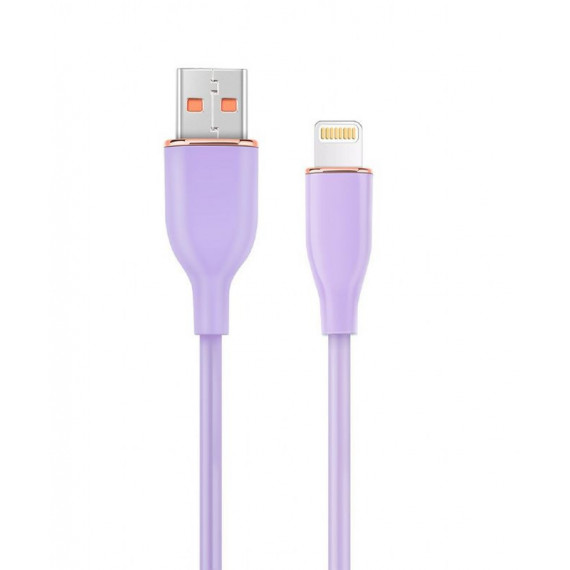 GEMBIRD Cable USB a Lightning 1,5M Violeta Silicona