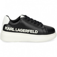 Deportivo Logo Blanco+negro  KARL LAGERFELD KIDS