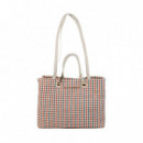 Bolso Efecto Rafia Multicolor  LOLA CASADEMUNT