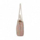 Bolso Efecto Rafia Multicolor  LOLA CASADEMUNT