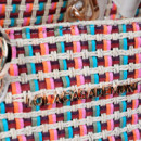 Bolso Efecto Rafia Multicolor  LOLA CASADEMUNT