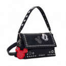 Bolso Bandolera Mickey Mouse Mediano  DESIGUAL