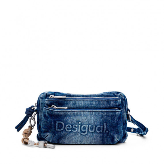 Cartera Logo Denim Julia Grande  DESIGUAL