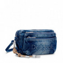 Cartera Logo Denim Julia Grande  DESIGUAL
