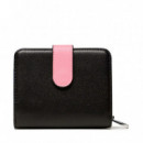 Cartera New Dubai Negra de Piel Saffiano Tous  TOUS BAGS
