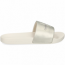 Slide CALVIN KLEIN Pearl Blanco Crema-plata