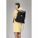 Mochila RAINS Impermeable Valera Bucket Backpack Black