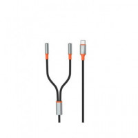 XO Cable Adaptador Tipo C a 2XMINI Jack 3.5MM NB-R269B