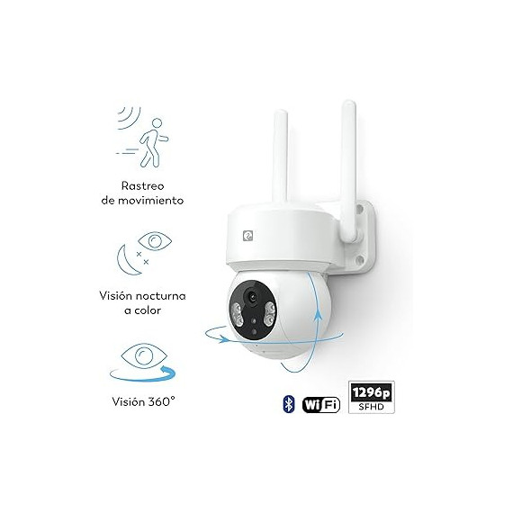Cámara Ip Exterior 360º Wifi GARZA Nimbo
