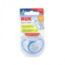 Chupete Silicona NUK Space Nigth 0-6 M 1 Unidad