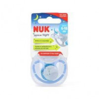 Chupete Silicona Nuk Space Nigth 6-18 M 1 Unidad  ROCHE DIAGNOSTICS