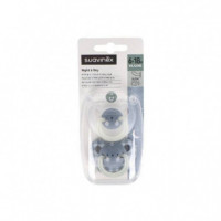 Chupete Silicona T Anatomica SUAVINEX Noche 6-18