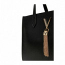 VALENTINO HAND BAGS Shopping Divina Negro VBS1R414G-574