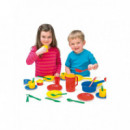 SET JUGUETE CONJUNTO COCINA Y CAFÉ 42 PIEZAS