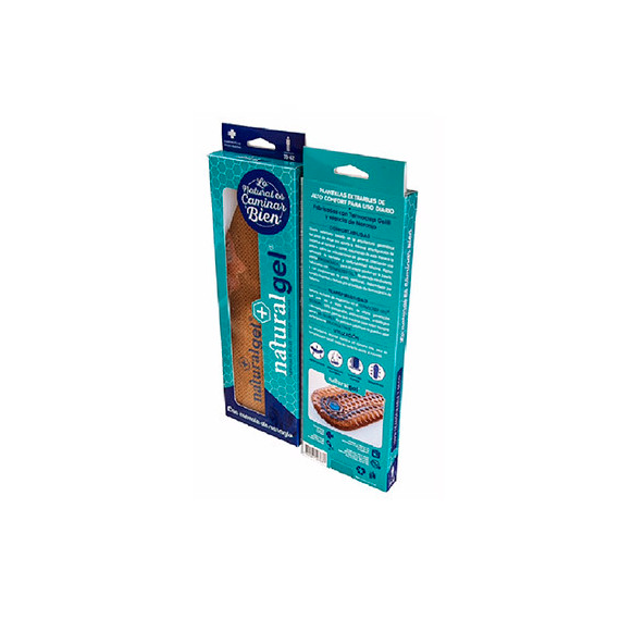 PLANTILLA NATURAL GEL PHARMA NARANJO T 43-46