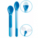MAM Cuchara con Puntas Sensitive Azul